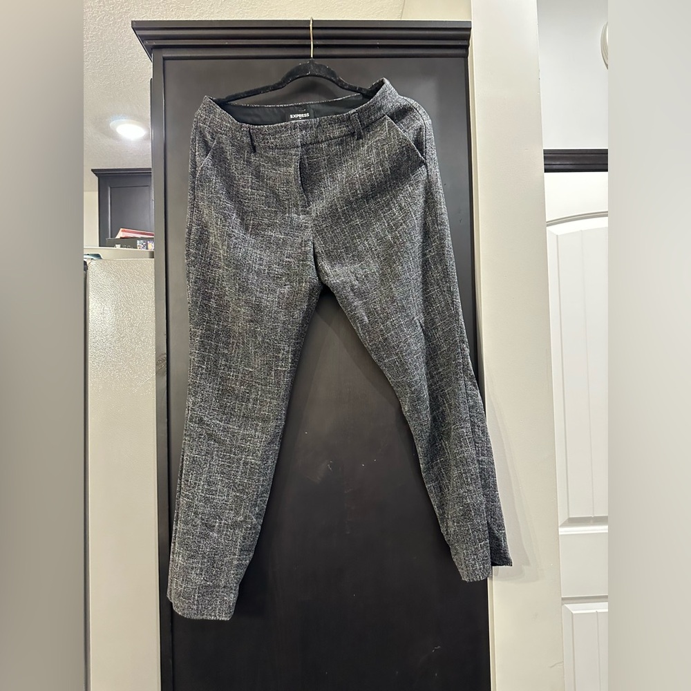 Express Charcoal Dress Pants for Men